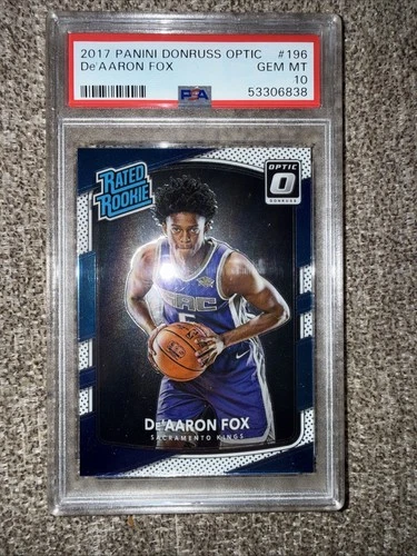 De'Aaron Fox 2017 Donruss Optic De'Aaron Fox #196 Rookie