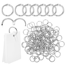 120 Pcs Loose-leaf Binder Rings Flash for Index Cards