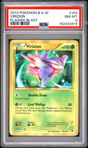 Virizion graded PSA 8 for sale on eBay