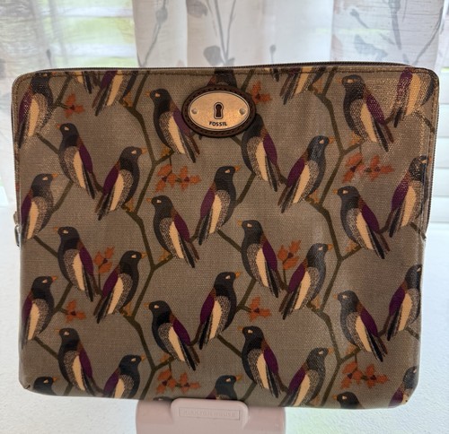 Fossil Key-Per Zipper iPad/Tablet Case, Vinyl, 8.5x10.5