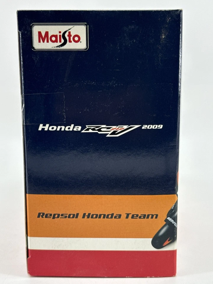 Maisto 1:10 Honda RC212V Repsol Dani Pedrosa 2009 Diecast Motorcycle - Image 4 of 4