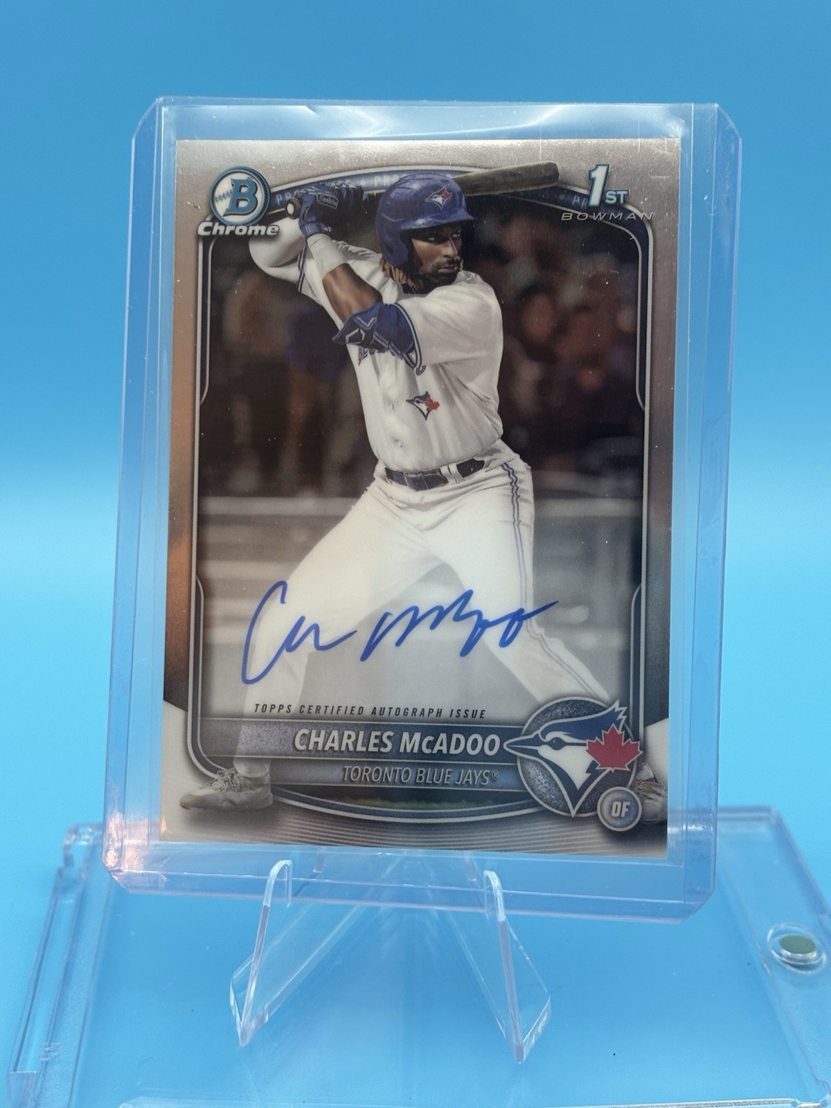 2025 Bowman - Chrome Prospect Autographs Charles McAdoo #CPA-CMA (AU, RC)