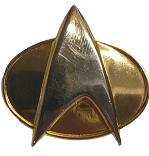 Star Trek The Next Generation Combadge Pin PPC 1988