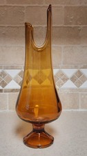 Vintage L.E. Smith Amber Simplicity Smoothie ...