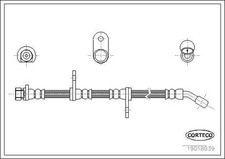 Flexible de frein Honda CONCERTO