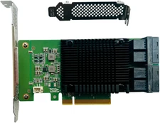 PCIe 3.0 X8 to 4 Ports Built-in U.2 NVMe Array Card  Supports RAID 0, RAID 1,