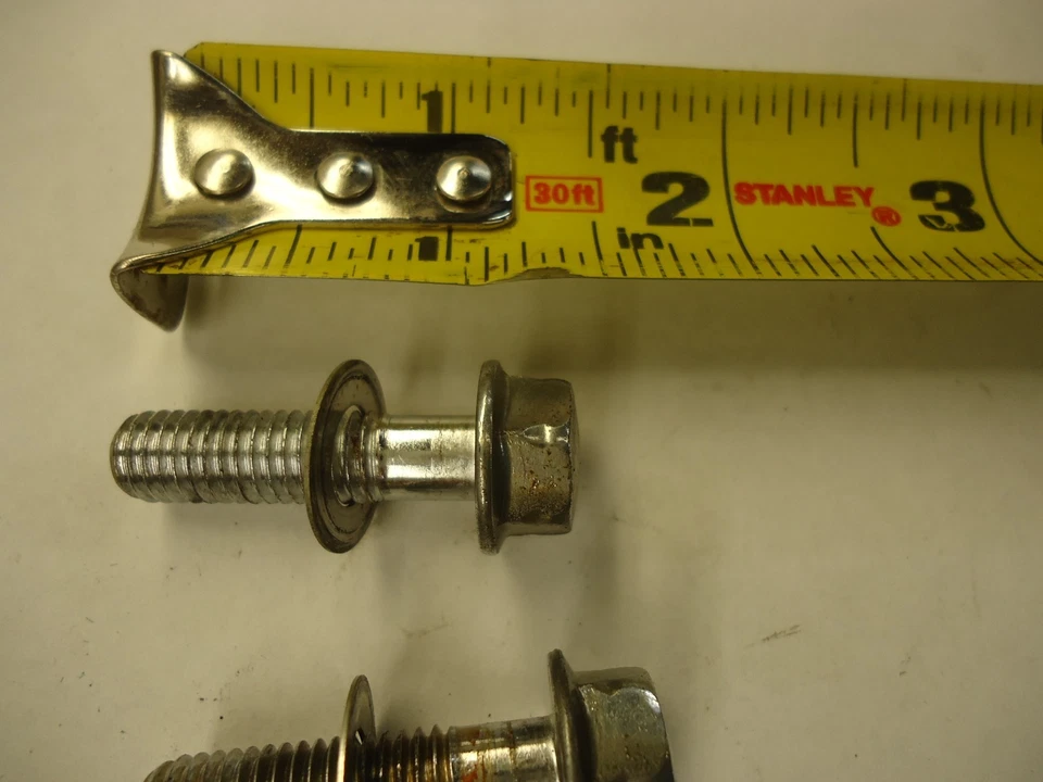 87-95 HONDA SHADOW VT1100 VT1100C GUARDABARROS TRASERO PERNOS RIEL CROMO OEM 1989 Foto 4 de 4