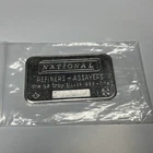 National Refiners Assayers 1 Troy Ounce .999 Fine Silver Bar Vintage No. 362385