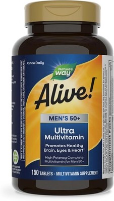 Nature's Way Alive! Men s 50+ Daily Ultra 150 Count (Pack of 1) 