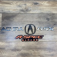 02-06 Acura Rsx Rear Hatch Emblem Trunk Chrome Logo Badge Factory Oem