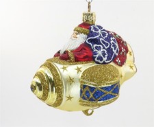 Patricia Breen Hand-Blown Glass Ornament Sant...