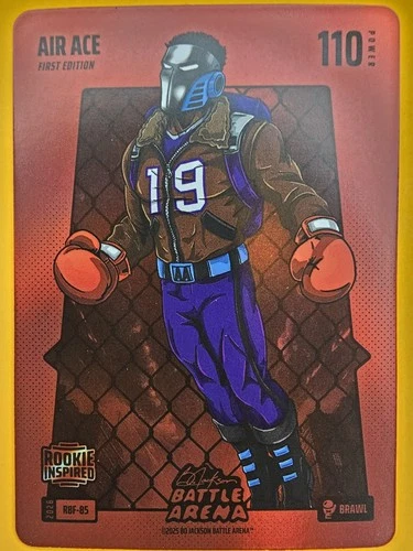 2026 Bo Jackson Battle Arena `AIR ACE` Ace Bailey Red Sparklefoil RC #rbf-85