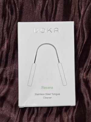 BOKA Rasana Stainless Steel Tongue Cleaner - Removes Buildup & Freshens Breath