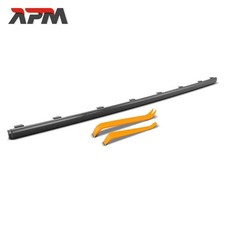 Zierleiste Stoßfänger Hinten Mitte Glänzend Schwarz für Mercedes-Benz GLC X253