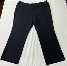 Worthington Pants Womens 24W Black Perfect Trouser Stretch Pockets 47x31 EUC