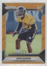 2016 Panini Prizm Rookie Orange Prizm 184/299 Artie Burns #205 x8n