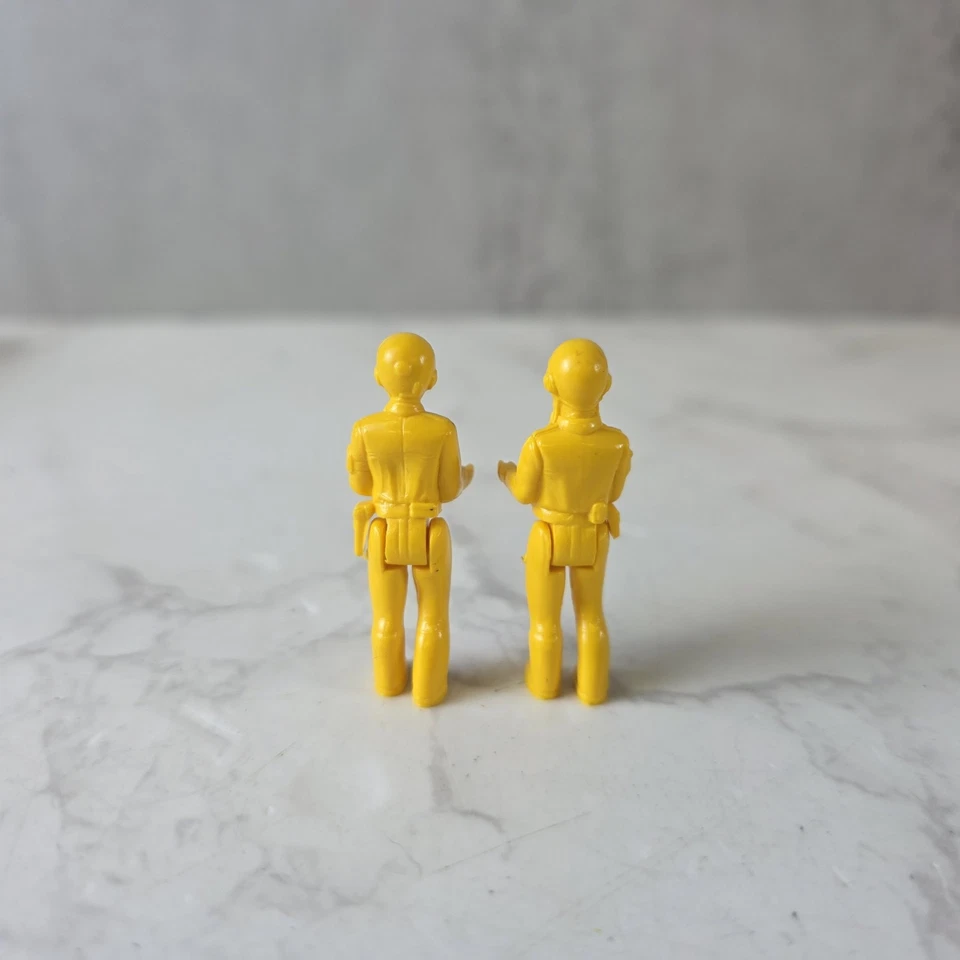 MINIFIGURA 2 TENTE EXIN DE COLECCIÓN AÑOS 80 SOLDADO MILITAR 1.5" PILOTO CONDUCTOR MARRÓN Foto 2 de 4