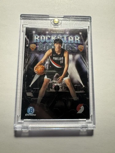 2025-26 Bowman Basketball - Yang Hansen #RR-16 Rockstar Rookies Chrome- Blazers