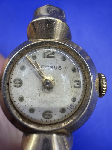 Vintage Benrus Damen Manschettenuhr mit einem 10k Gold Filled Band