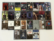 Hard Rock 28 Cassette Lot Ozzy AC/DC Y T Stryper Mr Big TNT Tesla Extreme Winger