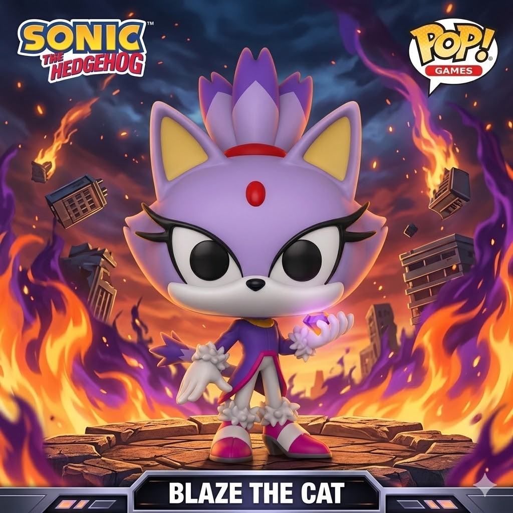 ビューティソニック Funko Pop! Vinyl: Sonic the Hedgehog - Blaze #1116 for sale online