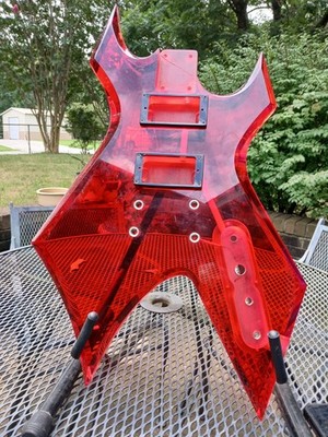 B.C.RICH WARLOCK Used Red Acrylic Electric Guitar body Luthier Special