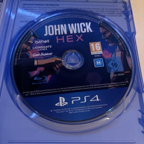 John Wick Hex PS4 Playstation 4 Game As New Australian PAL - Picture 3 of 4