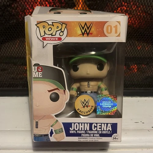 Funko Pop! WWE #01 John Cena – WWE Exclusive – Grail – Damaged Box –