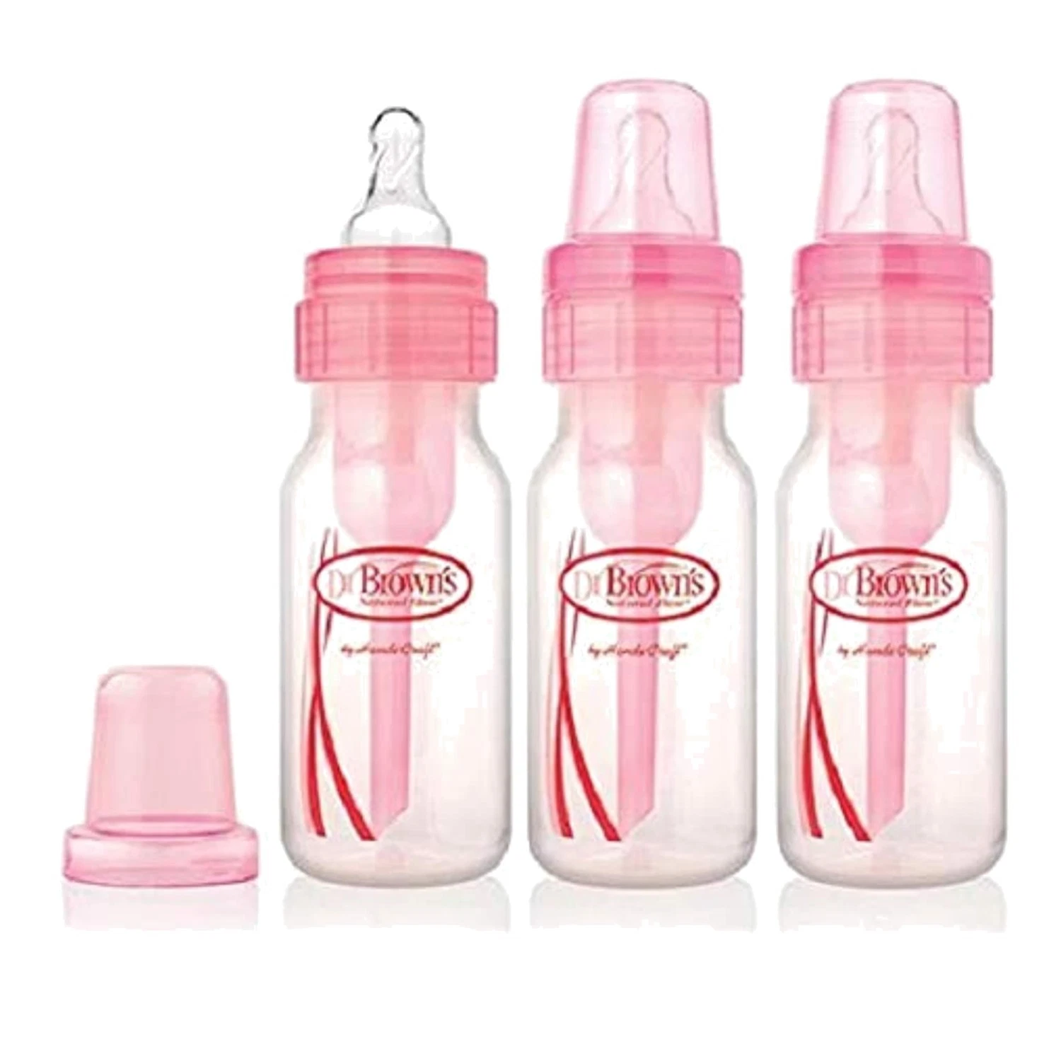 Breast Pump Compatible Bottles, 4oz - 3 Pack