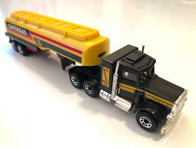 Matchbox Convoy CY7 Peterbilt Truck Gas Petrol Tanker Trailer Supergas Diecast
