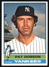 1976 Topps #296 Pat Dobson VG/VGEX Yankees 580085