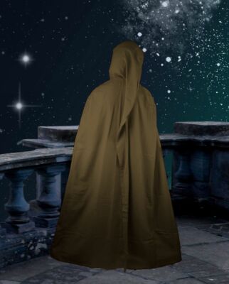 Gothic Mittelalter LARP Umhang Coat Magier Magician's Night freesize