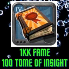 Albion Online 1KK Fame/EXP- 100x Tome Of Inisght (T4) East & West Fast Delivery