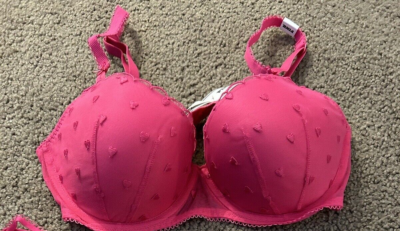 Victoria Secret PINK Push Up Balconette bra 36C New With Tags