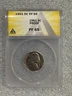 1961 Proof Strike Jefferson Nickel ANACS PF65