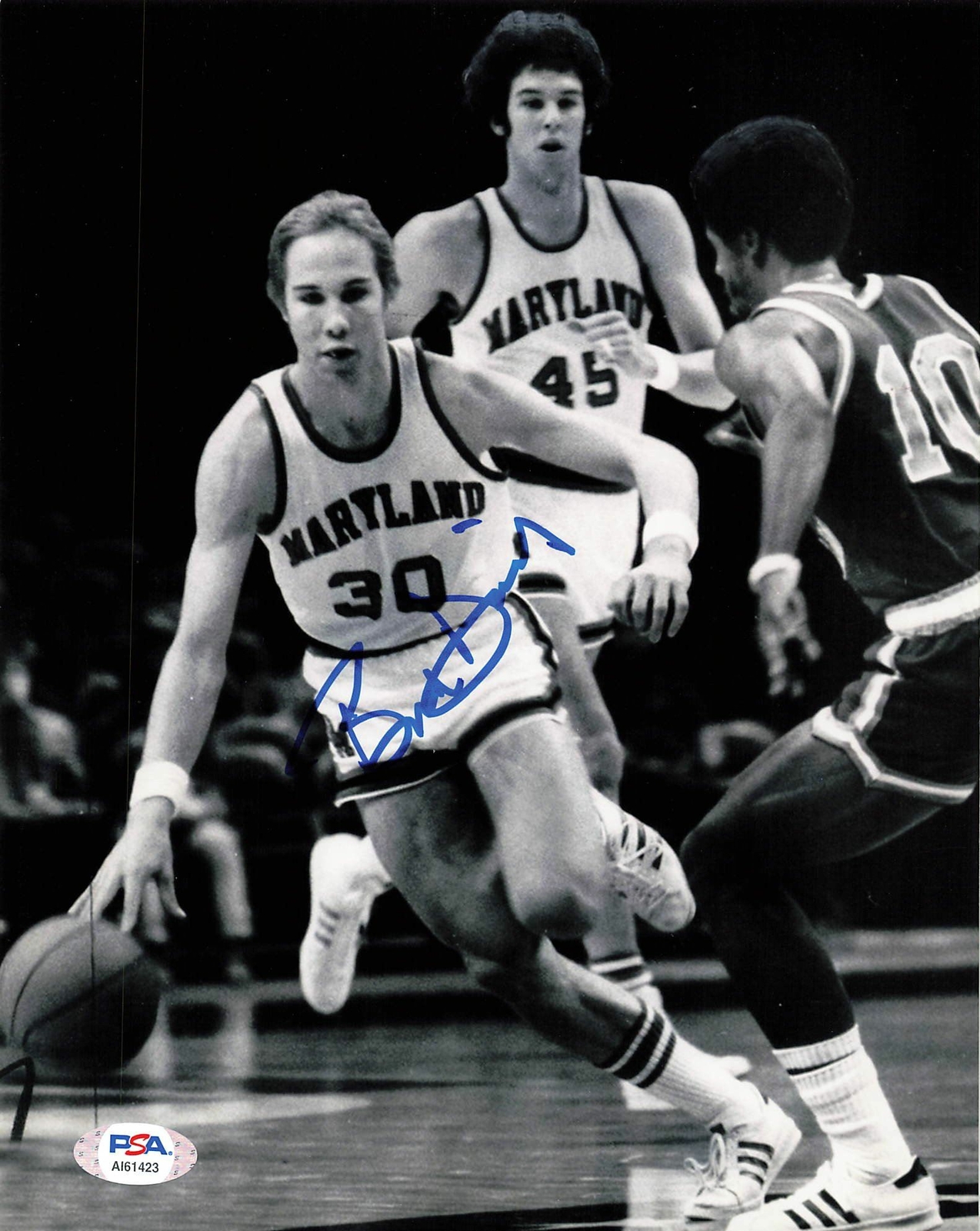 BRAD DAVIS signed 8x10 Photo PSA/DNA Maryland Terrapins Autographed 