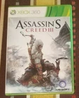 Assassin's Creed III (Microsoft Xbox 360, 2012) Complete w/ Manual Free Shipping