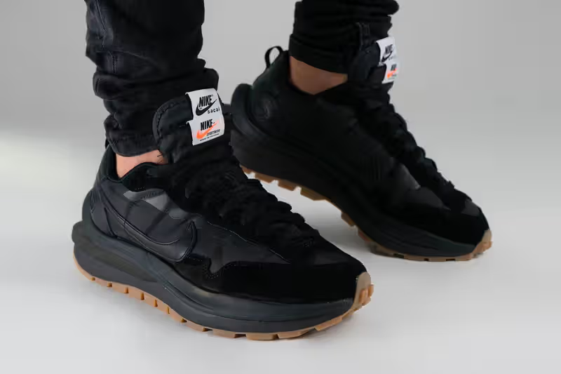 SACAI X NIKE Taglia 10 Nike VaporWaffle x Sacai Nero