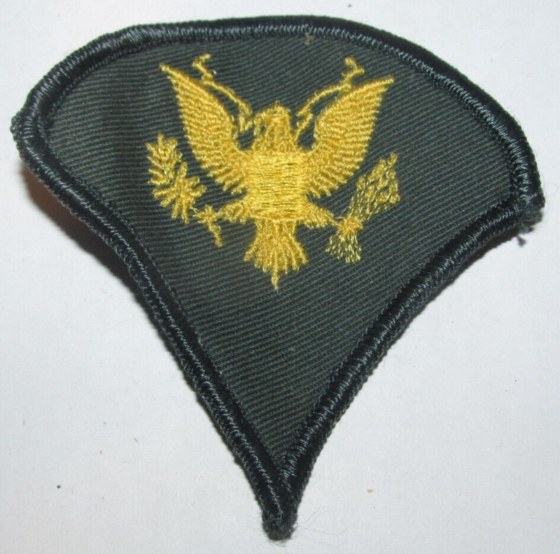 Military Patch Uniform Green Gold Eagle Army