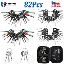100pcs Pin Ejector Wire Kit Extractor Connector Puller Car Terminal Removal Tool