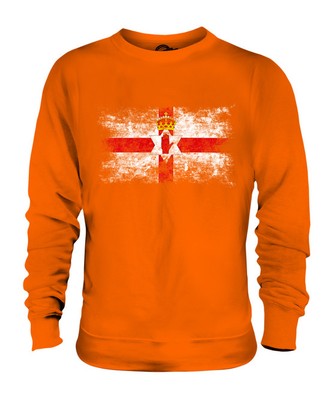 NORTHERN IRELAND VINTAGE FLAG UNISEX SWEATER PULLOVER SWEATSHIRT MENS WOMENS