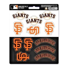 San Francisco Giants MLB Vinyl Die-Cut Sticker Set / Decal Sheet *Free Shipping