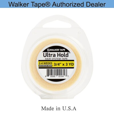 Walker Ultra Hold Roll Tape, Double Sided Adhesive, Hair Toupee Tape
