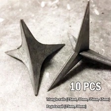 10x Tire Tyre Puncture Triangle Nail Spike Anti-theft Security Car Vehicle Auto