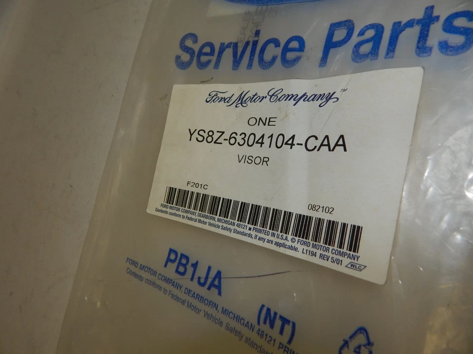 Nuevo conjunto de parasol lado derecho parasol Mercury Cougar 2000-2002 OEM Foto 3 de 3