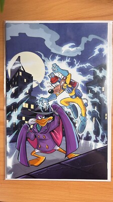 DARKWING DUCK 1 1:25 CARLO LAURO VIRGIN VARIANT (2023, DYNAMITE COMICS)