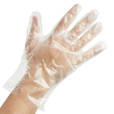 2000pcs Poly HDPE Food Handling Service  Gloves (Latex Vinyl Free) - M
