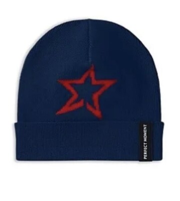 New With Tags PERFECT MOMENT  Pillow Beanie Star navy