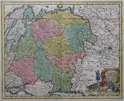 Russland / Moskau - Weigel 1718 - Imperium Moscovia - Russia / Moscow