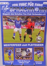 Schalke Fan Magazin Sprachrohr S.F.C.V. Ausgabe 87 Mike Hanke Poster Sammler